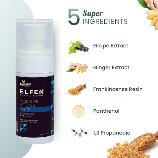 Anti Dandruff Hair Mist with 100% Natural Ingredients - 50ML