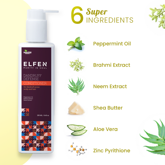 Anti Dandruff Conditioner with 100% Natural Ingredients - 250ML