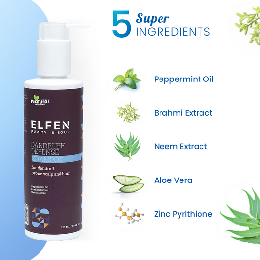 Anti Dandruff Shampoo with 100% Natural Ingredients - 250ML