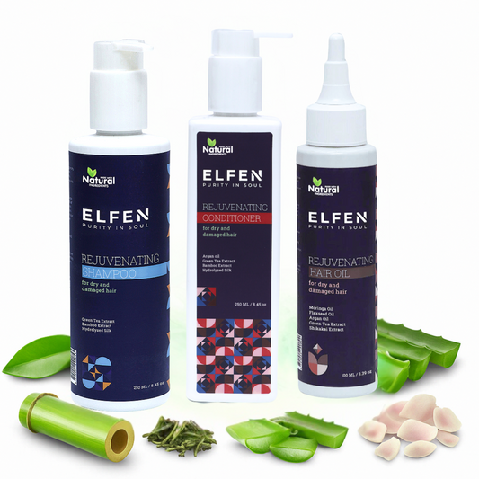 Rejuvenating Hair oil, Shampoo and Conditioner Combo Pack of 3